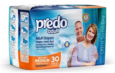 Підгузки для дорослих PREDO розмір MEDIUM